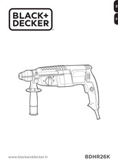 Black+Decker BDHR26K Original Instructions Manual