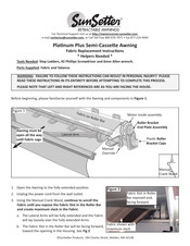 Sunsetter Platinum Plus Replacement Instructions Manual