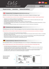 EMG 4467 Instructions Manual