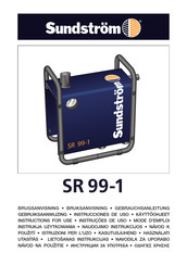 Sundstrom SR 99-1 Instructions For Use Manual