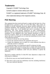 Planet ENW-3502-FC User Manual