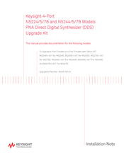 Keysight N5225-60143 Installation Notes
