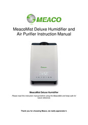 Meaco MeacoMist Deluxe Instruction Manual