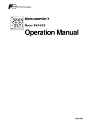 Fuji Electric PXR6 Operation Manual