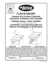 Hatco FLAV-R-SAVOR FS2HAS Series Installation And Operating Manual