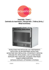 Equation EQI-80R Installation, Use And Maintenance Instructions