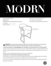 MoDRN 3597D Assembly Instructions Manual
