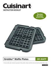 cuisinart griddler waffle plates manual