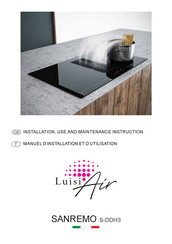 Luisi Air SANREMO S-DDH3 Installation, Use And Maintenance Instruction