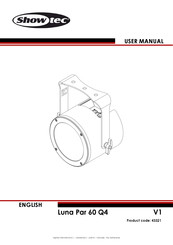SHOWTEC Luna Par 60 Q4 User Manual