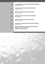 Austria Email GTS 120 Installation And Warranty Manual