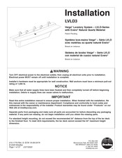 Bradley Verge LVLD Series Installation Manual