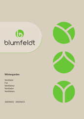 Blumfeldt 10034653 Manual