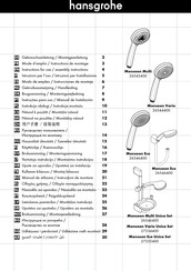 Hans Grohe Monsoon Eco 26546400 Instructions For Use/Assembly Instructions