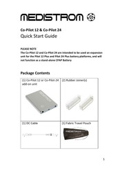 Medistrom Co-Pilot 12 Quick Start Manual