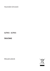 Sirius Satellite Radio SLT956 Installation, Use And Maintenance Instructions