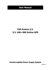 FSP Technology Proline 3/1 10K User Manual