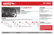 Metra Electronics DP-7363B Installation Instructions Manual