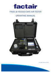 Factair SAFE-AIR TESTER F4501 Operating Manual