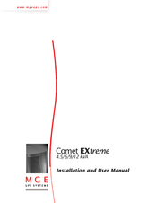 MGE UPS Systems Comet EXtreme Series Installation And User Manual