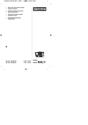 Robust RB-BS 850/1 Original Operating Instructions
