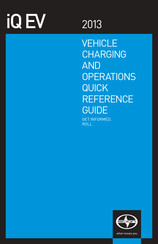 Scion iQ EV 2013 Quick Reference Manual