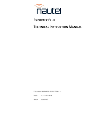 Nautel Exporter Plus Technical Instruction Manual