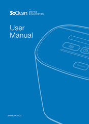 SoClean SC1500 User Manual