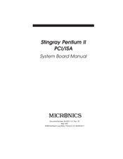 Micronics Stingray Pentium II PCI Manual