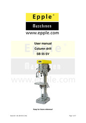 Epple Maschinen SB 55 SV User Manual