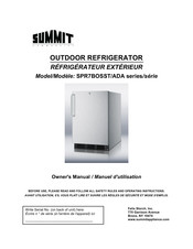 Summit Commercial ADA Series Owner's Manual