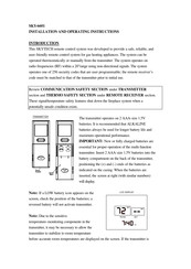 Skytech SKY-6601 Installation And Operating Instructions Manual