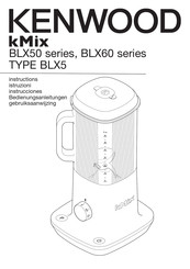Kenwood BLX50 series Instructions Manual
