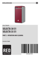 Red Heating SELECTA 30 S1 Operation And Cleaning