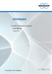 Bruker minispec mq20 User Manual