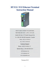 GRUP ARGE GA3102 Instruction Manual