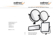 Walimex Pro LED Square 200 Instruction Manual