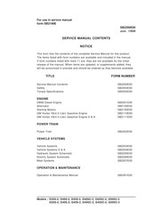 Daewoo G45SC-2 Service Manual