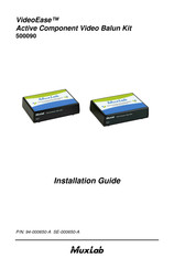 MuxLab VideoEase 500090 Installation Manual