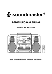 SOUNDMASTER MCD 5020-1 Instruction Manual
