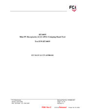 FCI HT-0095 Manual