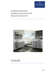 Villeroy & Boch Venticello A9350 Series Installation Instructions Manual