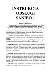 IBO SANIBO 1 Instruction Manual