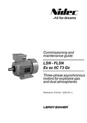 Nidec Leroy-Somer FLSN 225 ST Commissioning And Maintenance Manual