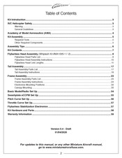 Miniature Aircraft USA X-Cell Whiplash Turbine Manual