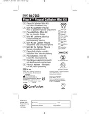 CareFusion PleurX Pleural Catheter Mini Kit Manual