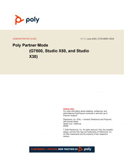 Poly Studio X30 Manuals | ManualsLib