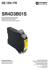 Wenglor SR4D3B01S Operating Instructions Manual