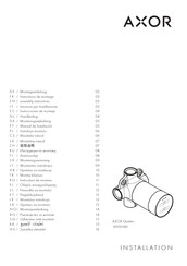 Axor Quattro 16930180 Assembly Instructions Manual