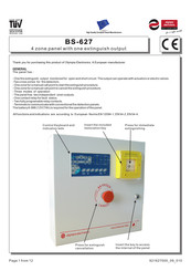 olympia electronics BS-627 Manual